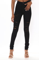 Tall Drive To The Ocean Jeans - Black Ins Street